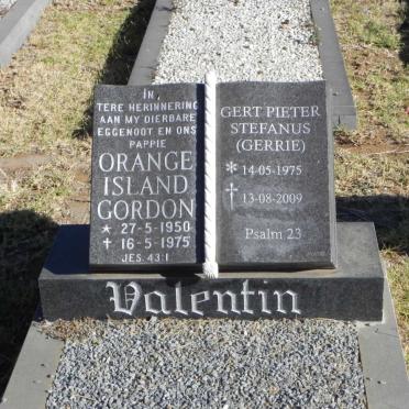 VALENTIN Orange Island Gordon 1950-1975 :: VALENTIN Gert Pieter Stefanus 1975-2009