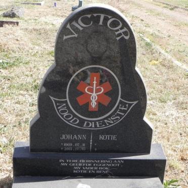 VICTOR Johann  1969-2003 &amp; Kotie
