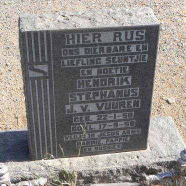 VUUREN Hendrik Stephanus, J. v. 1958-1958