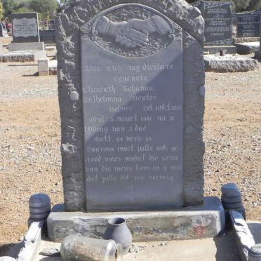 VENTER Elizabeth Johanna Wilhelmina nee NEL 18??-1941