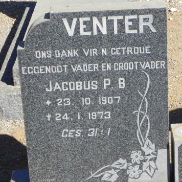 VENTER Jacobus P.B. 1907-1973