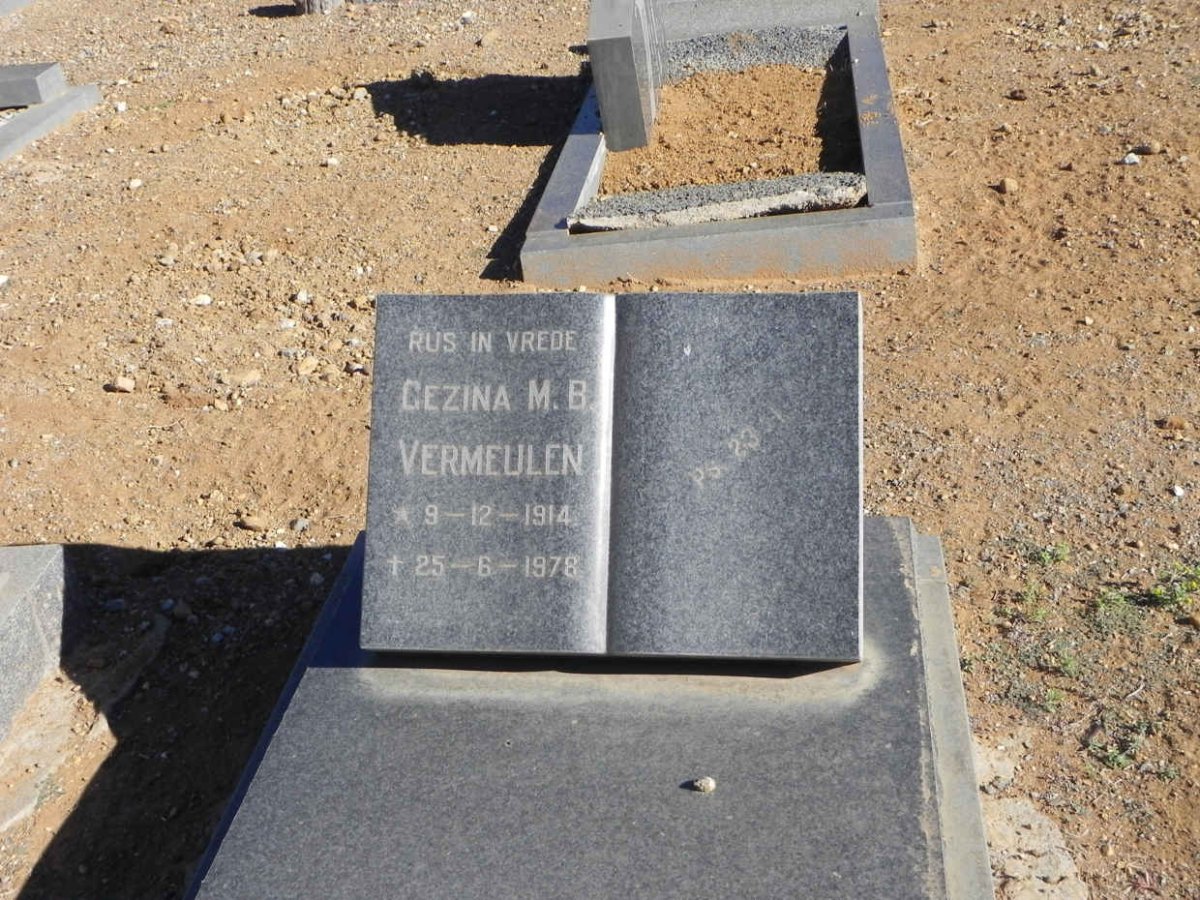 VERMEULEN Gezina M.B. 1914-1978