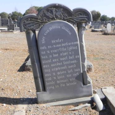 VENTER Petrus Willem 1916-19??