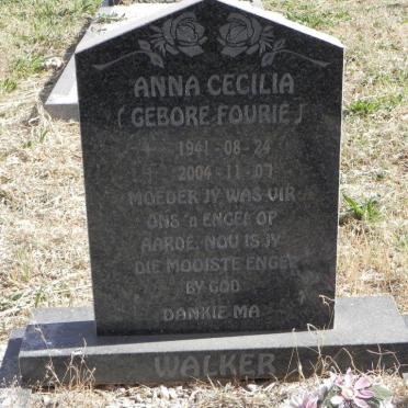 WALKER Anna Cecilia nee FOURIE 1941-2004
