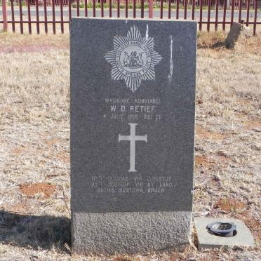 RETIEF W.D. -1986