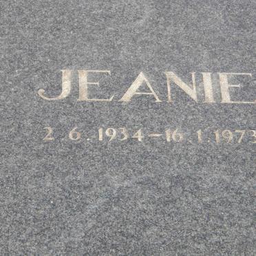 ? Jeanie 1934-1973