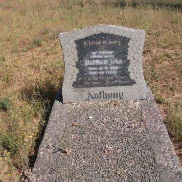 ANTHONY Matthew John -1939