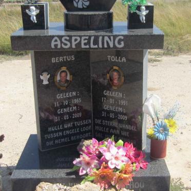ASPELING Bertus 1965-2009 :: ASPELING Ruan 1991-2009