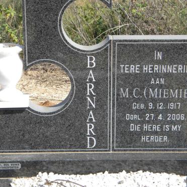 BARNARD M.C. 1917-2006