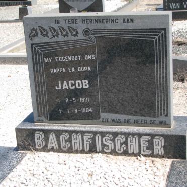 BACHFISCHER Jacob 1931-1984