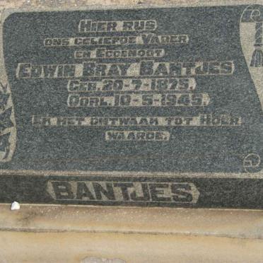 BANTJES Edwin Bray 1875-1945