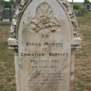 BARKLEY Christian 1866-1900