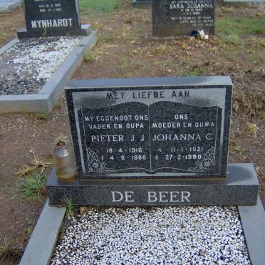 BEER Pieter J.J., de 1916-1988 &amp; Johanna 1921-1990
