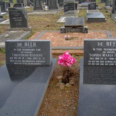 BEER Christiaan Rudolph, de 1911-1993 &amp; Sophia Maria Helena 1916-1997