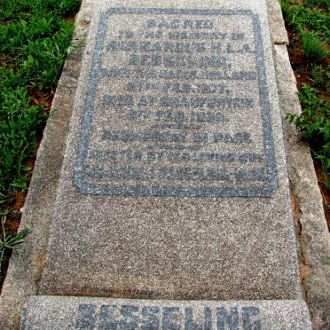 BESSELING Bernardus H.L.A. 18?7-1930
