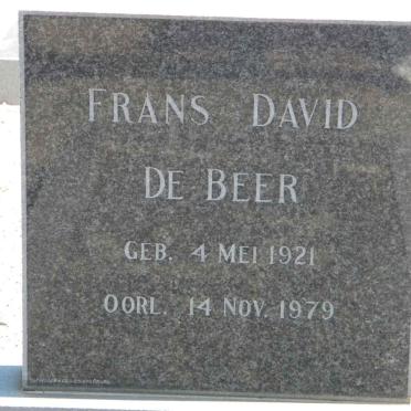 BEER Frans David, de 1921-1979