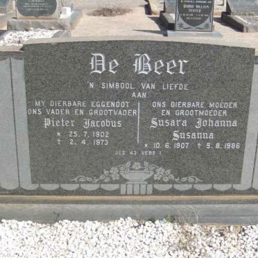 BEER Pieter Jacobus, de 1902-1973 &amp; Susara Johanna Susanna 1907-1986