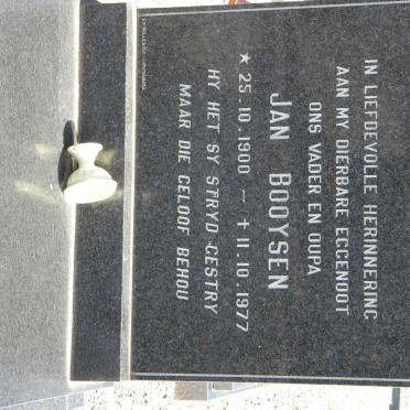 BOOYSEN Jan 1900-1977