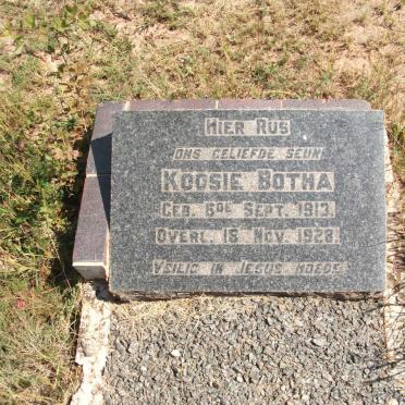 BOTHA Koosie 1913-1928