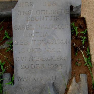 BOTHA Sarel Francois 1925-1926