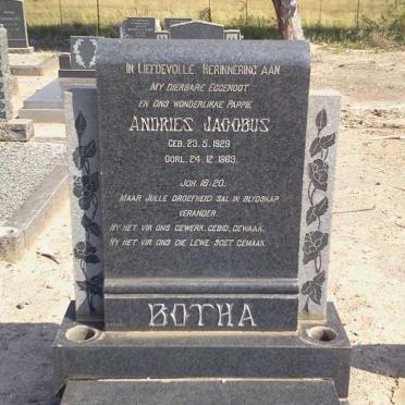 BOTHA Andries Jacobus 1929-1963