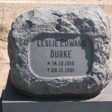 BURKE Leslie Edward 1915-1981