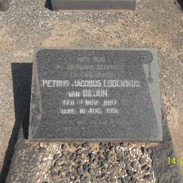 BILJON Petrus Jacobus Lodewikus, van 1887-1951