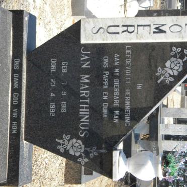 BLOMERUS Jan Marthinus 1918-1992