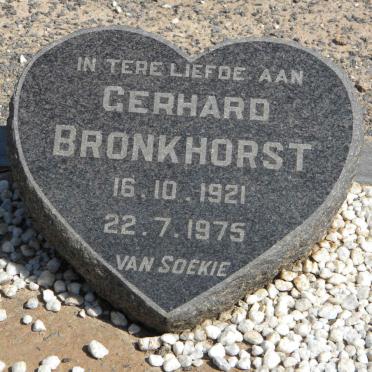 BRONKHORST Gerhard 1921-1975