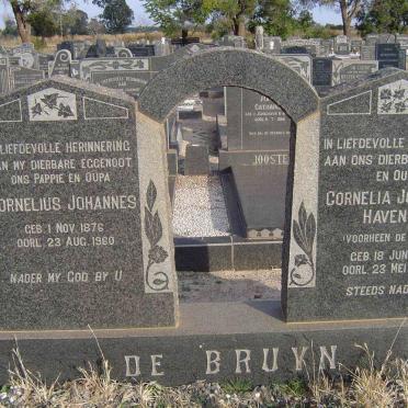 BRUYN Cornelius Johannes, de 1876-1960 &amp; Cornelia Johanna HAVENGA nee DE BRUYN 1899-1964