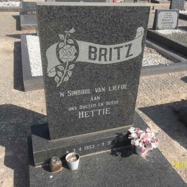 BRITZ Hettie 1953-1971