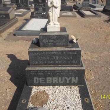 BRUYN Anna Johanna, de 1945-1955