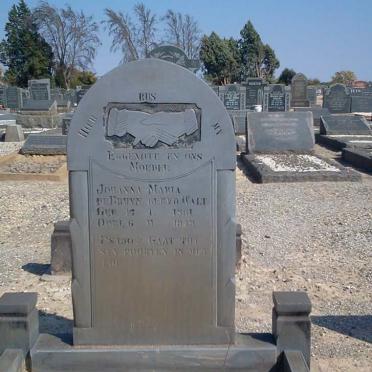 BRUYN Johanna Maria, de nee VAN DER WALT 1861-1949