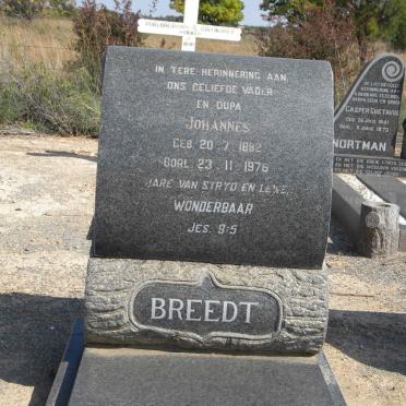 BREEDT Johannes 1882-1976