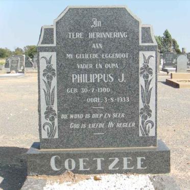 COETZEE Philippus J. 1900-1933