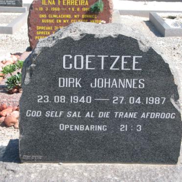 COETZEE Dirk Johannes 1940-1987