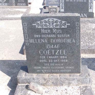COETZEE Helena Dorothea 1884-1958