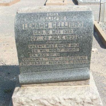 CELLIERS Lenard 1912-1933