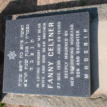 CELTNER Fanny -1930