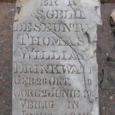 DRINKWATER Thomas William 19??-193?