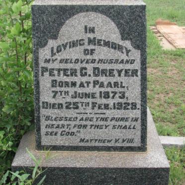 DREYER Peter G. 1873-1928