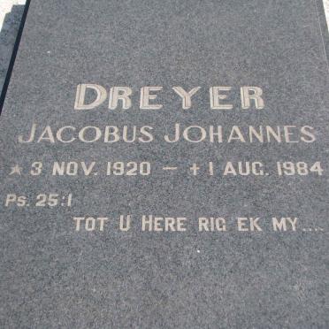 DREYER Jacobus Johannes 1920-1984