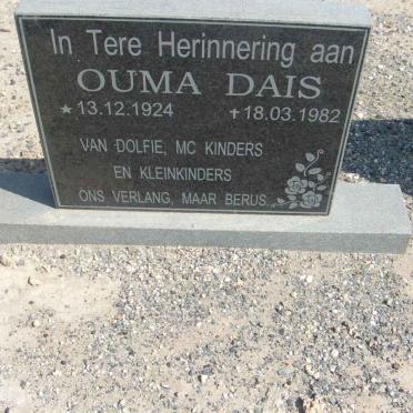 DAIS Ouma 1924-1982