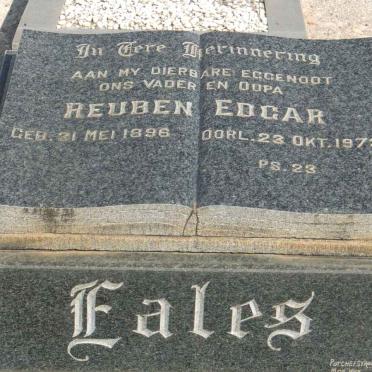 EALES Reuben Edgar 1896-1972