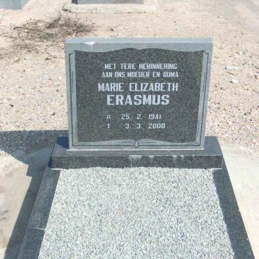 ERASMUS Marie Elizabeth 1941-2000