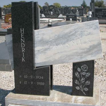 ERASMUS Hendrik 1934-1988