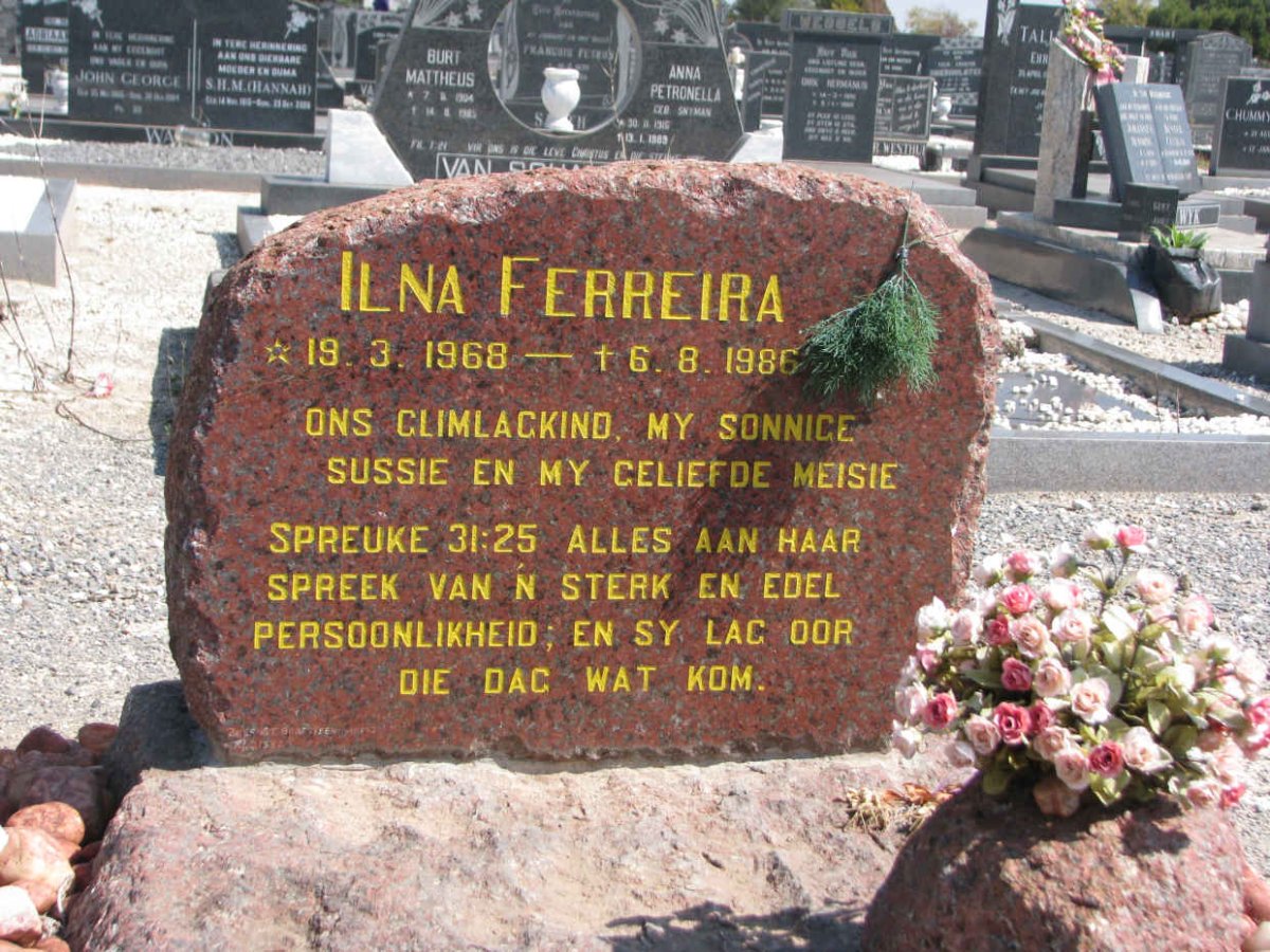 FERREIRA Ilna 1968-1986