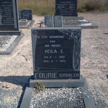 FOURIE Heila E. nee GROBLER 1909-1994