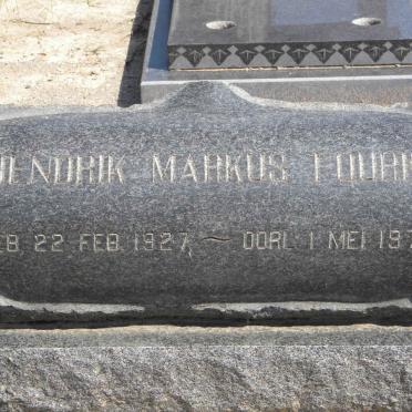 FOURIE Hendrik Markus 1927-1975