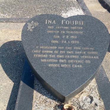 FOURIE Ina 19?1-1970